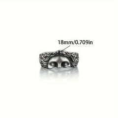 Aphrodite's Eye Goddess Venus Ring — Ancient Greek Spiritual Harmony & Energy Amulet