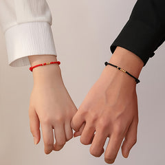 Bohemian Red Cord Bracelet - Lifetime Luck & Energy Harmony