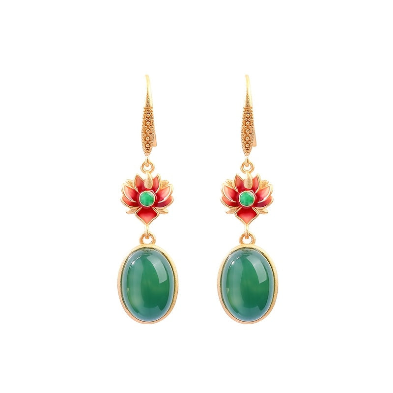 Vintage Gold-Plated Butterfly Tassel Earrings for Daily Elegance & Spiritual Harmony