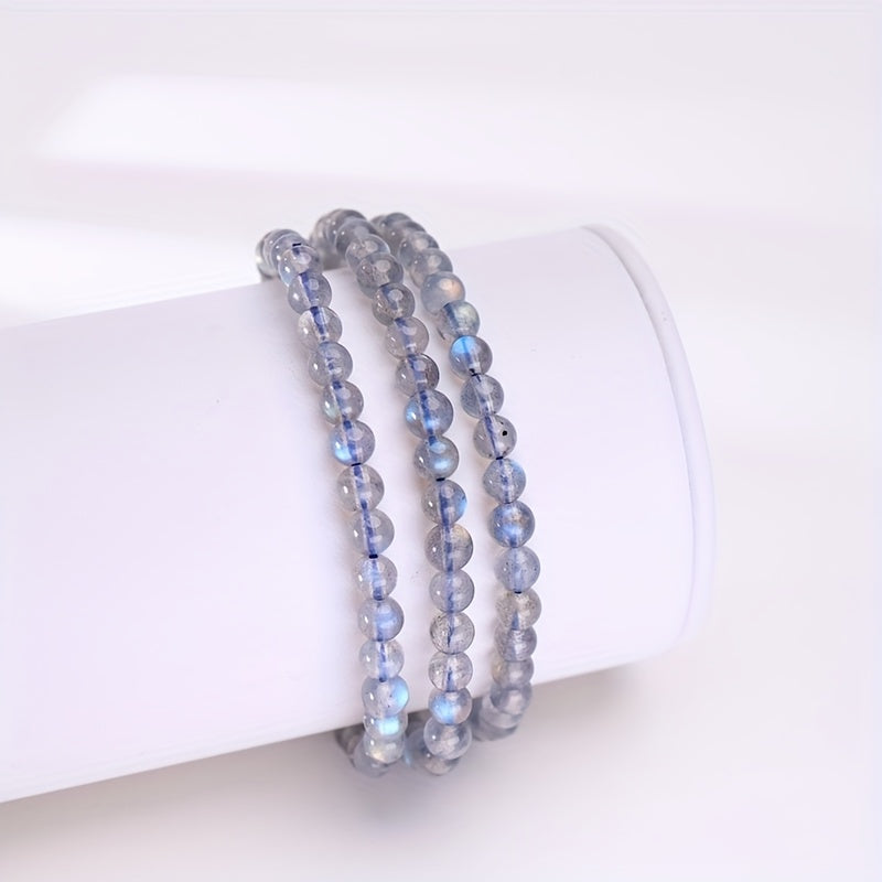 Elegant Luxury Natural Moonstone Beaded Bracelet - Harmony & Love Energy Boost