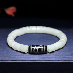 Handmade Natural Stone Bracelet with Sky Beads - Harmony & Spiritual Connection for Couples