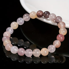 Handmade Natural Stone Beaded Bracelet - Elegant Sporty Jewelry for All Seasons