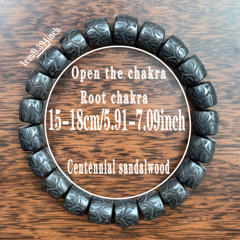 Vintage Men's protective bracelet, a bead symbolizing courage and luck, suitable for all holidays