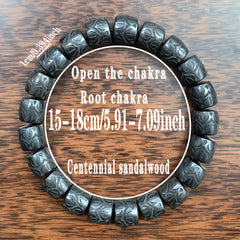 Vintage Men's protective bracelet, a bead symbolizing courage and luck, suitable for all holidays