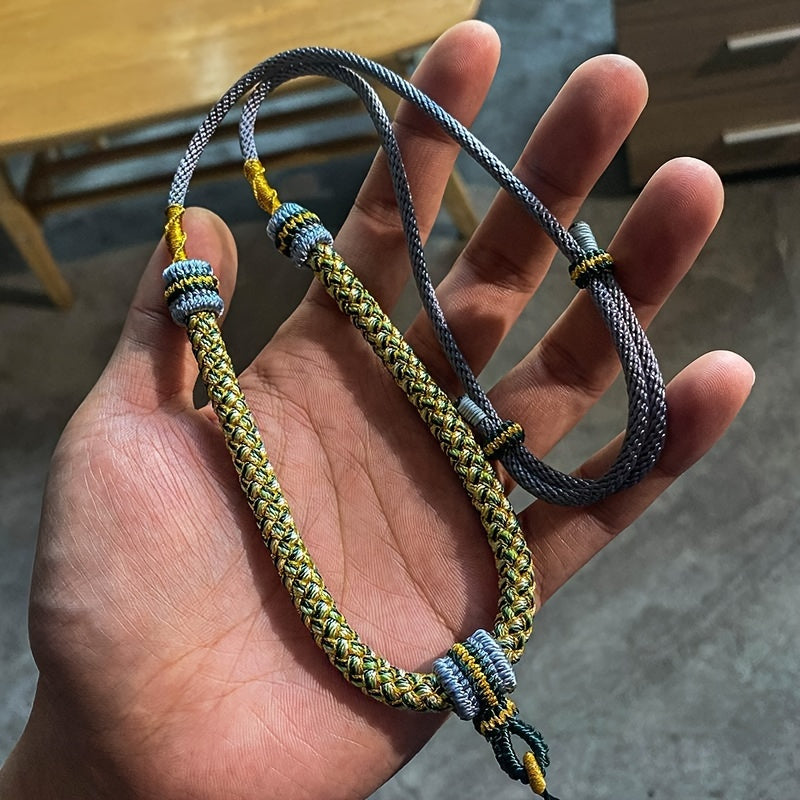 Dragon Scale Pendant Necklace – Hand-Woven Energy for Daily Wear