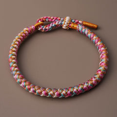 Bohemian Ethnic Bracelet - Colorful Rope Design for Harmony & Joy