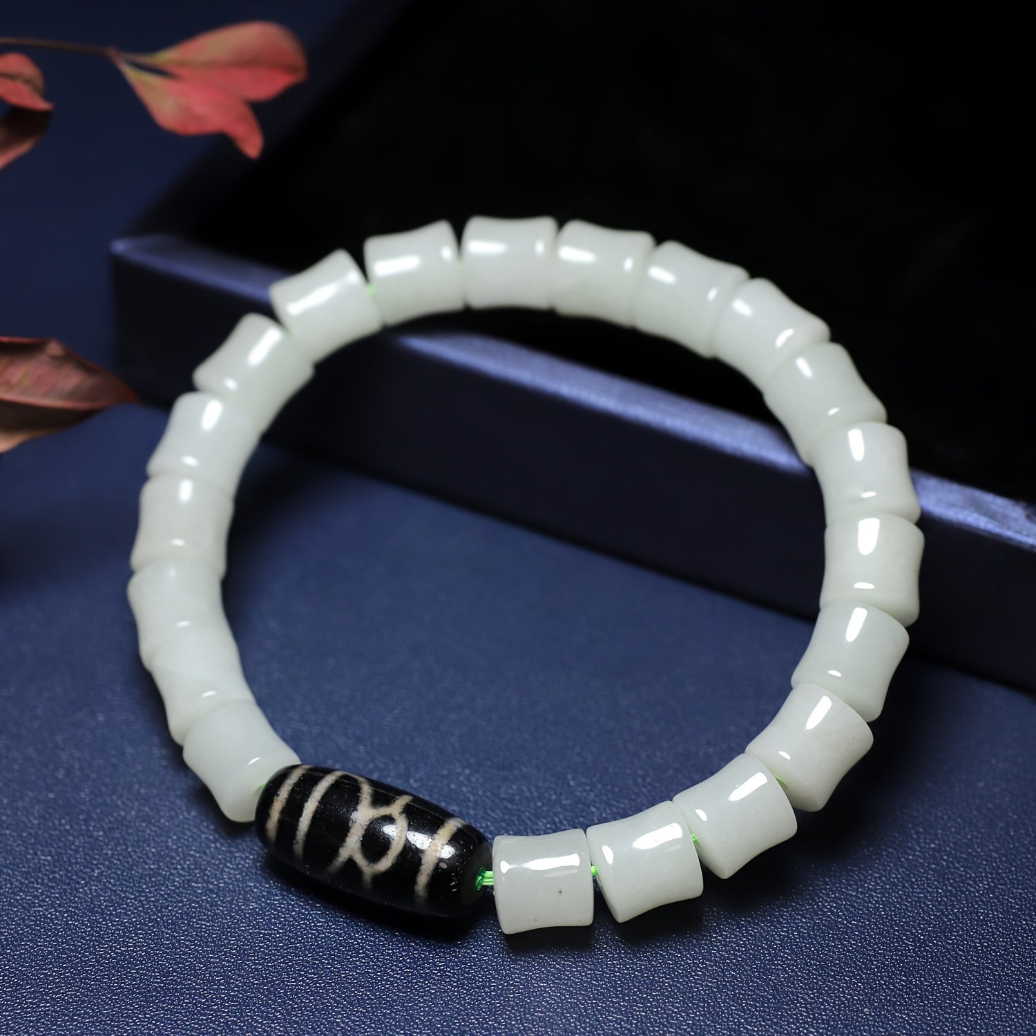 Handmade Natural Stone Bracelet with Sky Beads - Harmony & Spiritual Connection for Couples