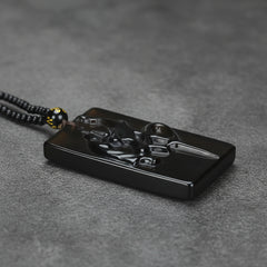 Men's Natural Stone Pendant Necklace - Grounding Energy, Raw Earth Connection