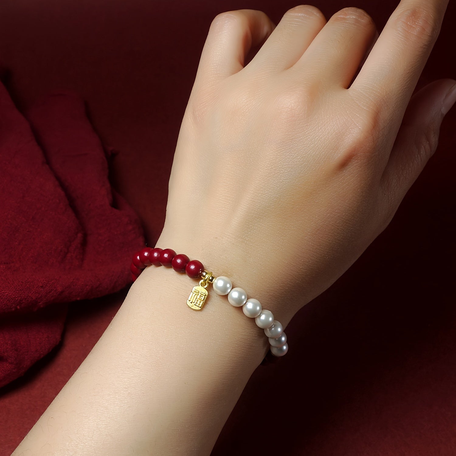 Cinnabar Bracelet - Energetic Protection & Prosperity Talisman for Couples