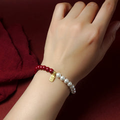 Cinnabar Bracelet - Energetic Protection & Prosperity Talisman for Couples