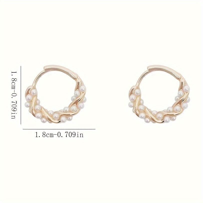Vintage Boho Copper Hoop Earrings - Earth Day Harmony & Couple's Energy