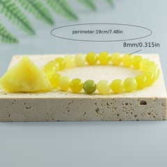 Unique Classic Lemon Stone Bracelet - Natural Energy for Daily Wear & Gifting