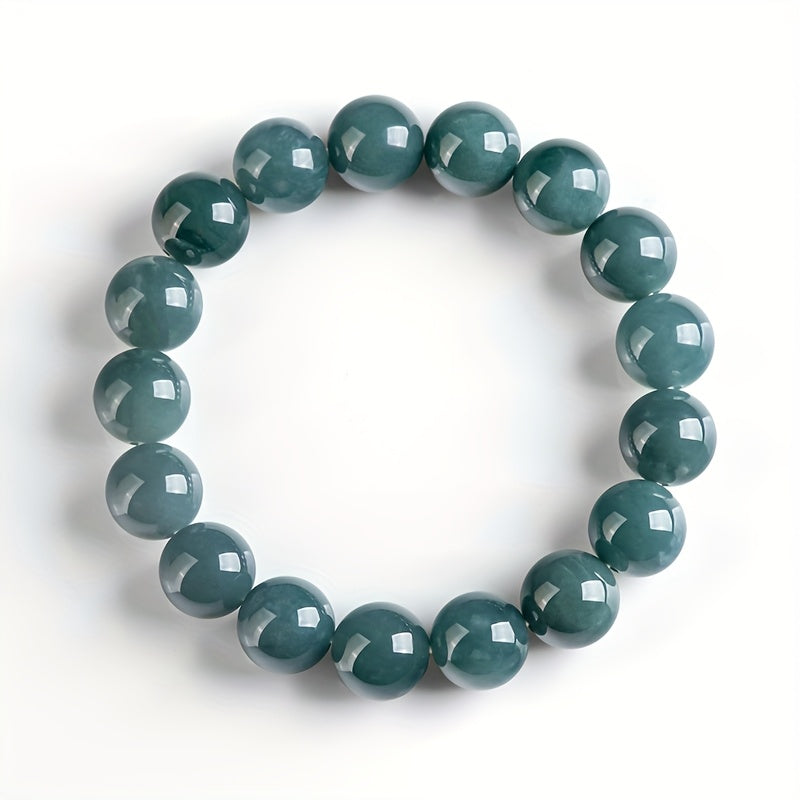 Men's & Women's Natural Stone Bracelet - Teal Beads for Harmony & Balance