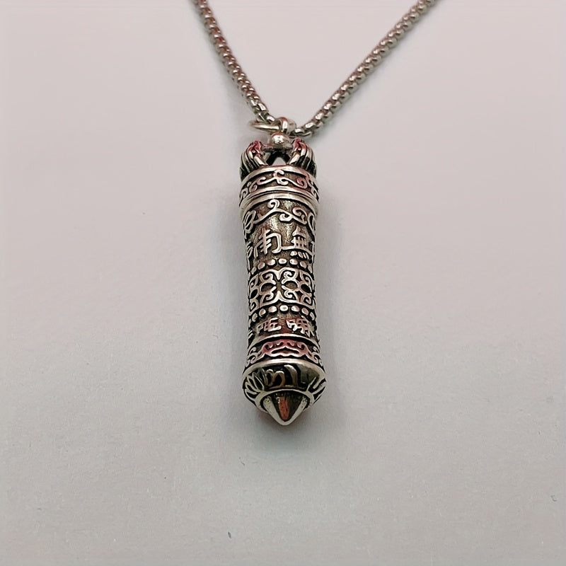 Vajra Retro Pendant with Rotating Opening - Protection & Spiritual Energy