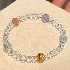 Bohemian Elegance Boho-Chic Summer Beaded Bracelet - Colorful Glass Beads for Energy Protection & Creative Expression