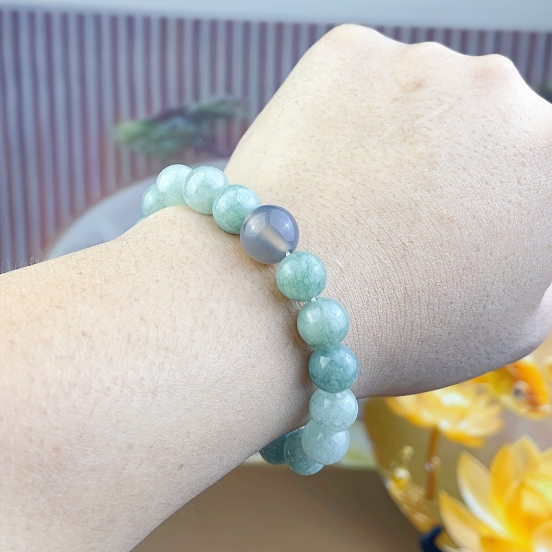 Natural Stone Bracelet for Men & Women: Unisex Energy Balance with DIY Chain