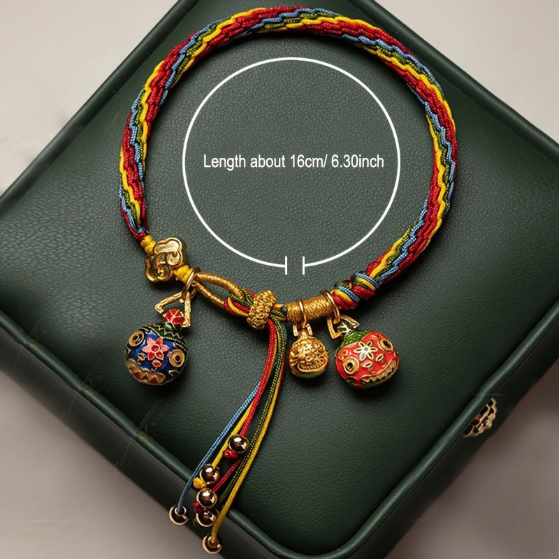 Vibrant Colorful Braided Rope Bracelet – Lucky Charm for Energy & Harmony