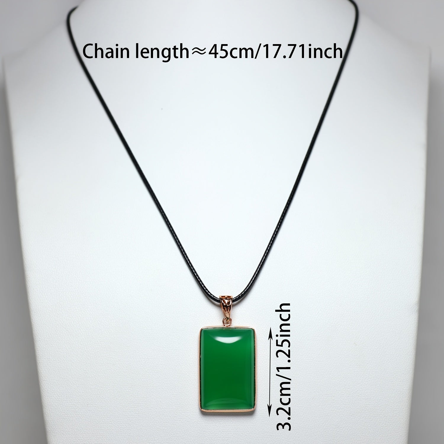 Elegant Natural Stone Pendant Necklace for Love Harmony and Couples Connection