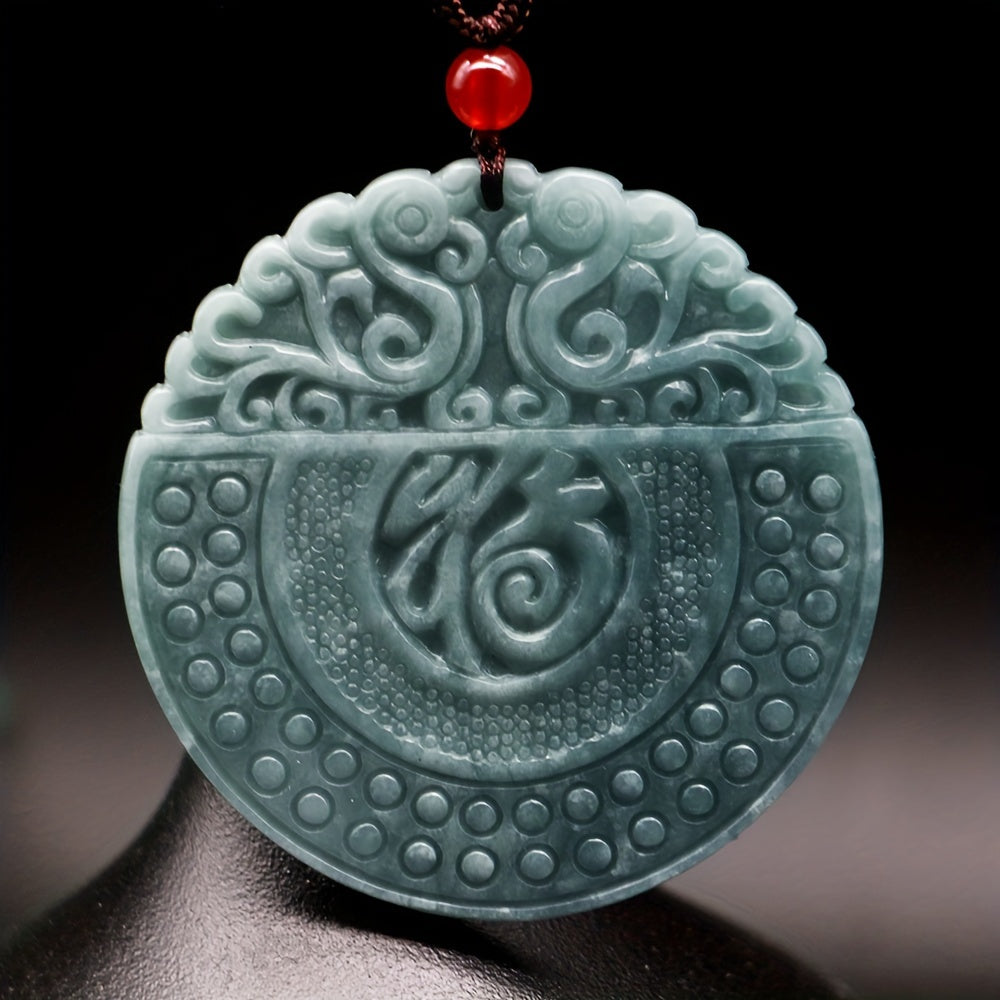 Nature Stone Pendant Necklace - Natural Harmony & Good Luck Energy