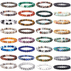 Gorgeous Multicolor Natural Stone Bracelet - Bohemian Energy for Harmony & Creativity