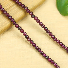 Purple Crystal Bead Bracelet for Women, Multi-Strand Spiritual Jewelry