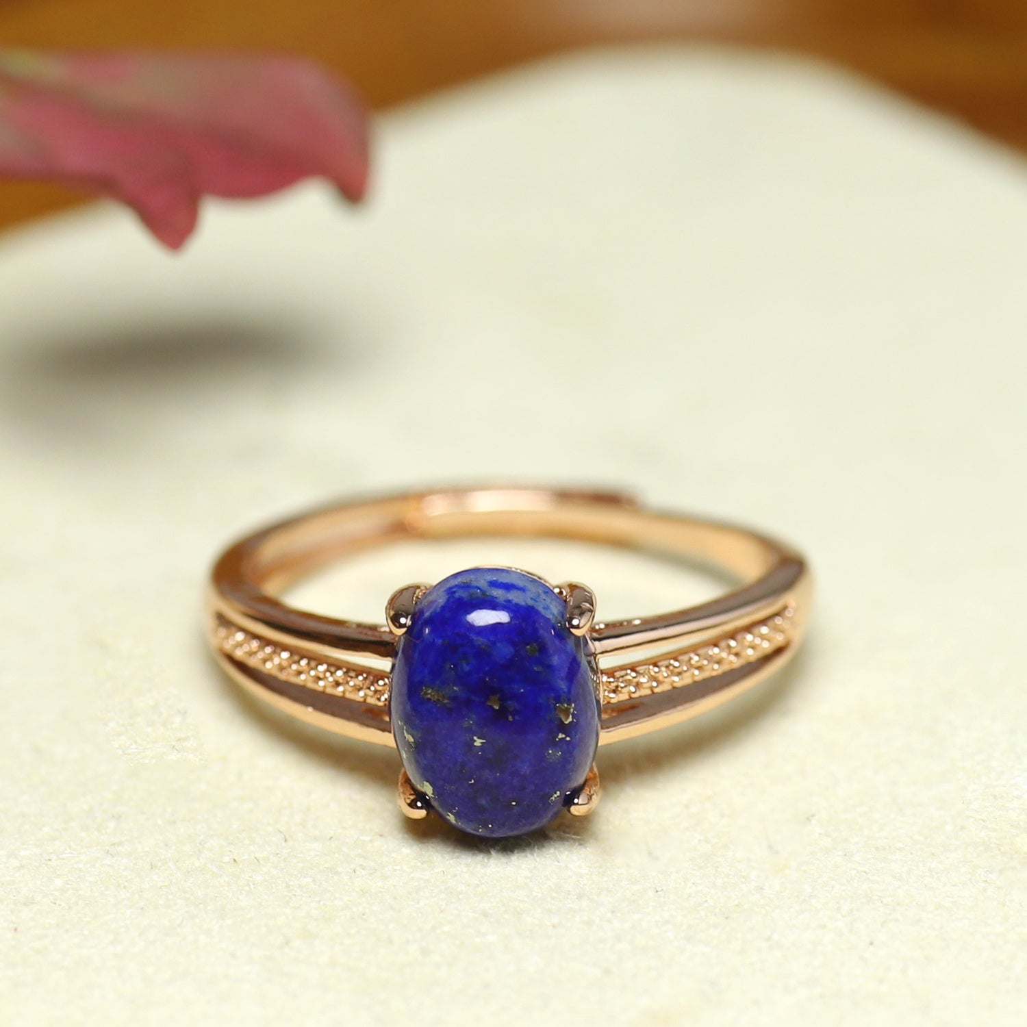 Boho Lapis Lazuli Ring - Spiritual Energy for Couples & Valentine's Day Gift