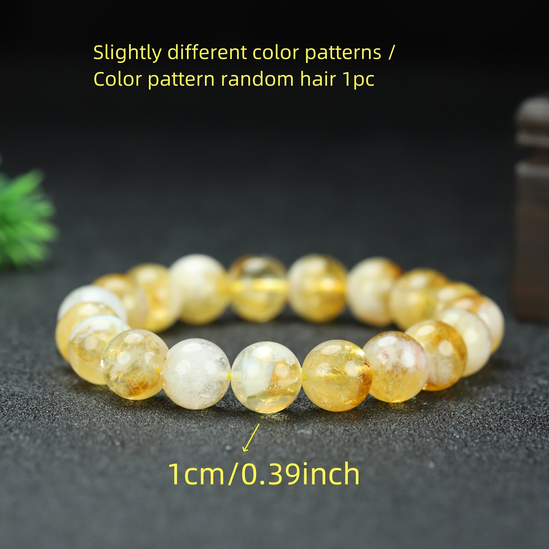 Twelve Zodiac Citrine Crystal Bracelet for Abundance, Cosmic Alignment, and Joyful Energy