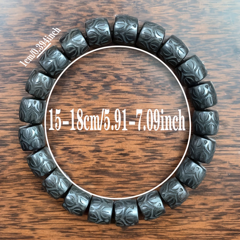 Vintage Men's protective bracelet, a bead symbolizing courage and luck, suitable for all holidays