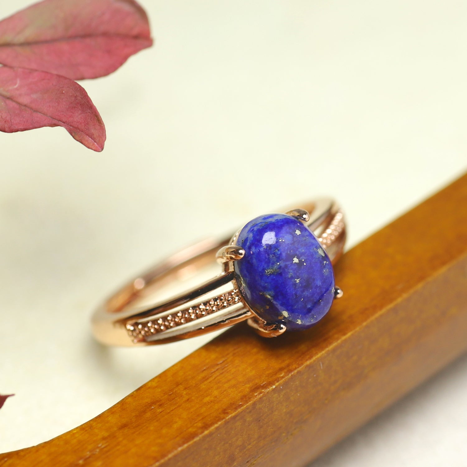 Boho Lapis Lazuli Ring - Spiritual Energy for Couples & Valentine's Day Gift