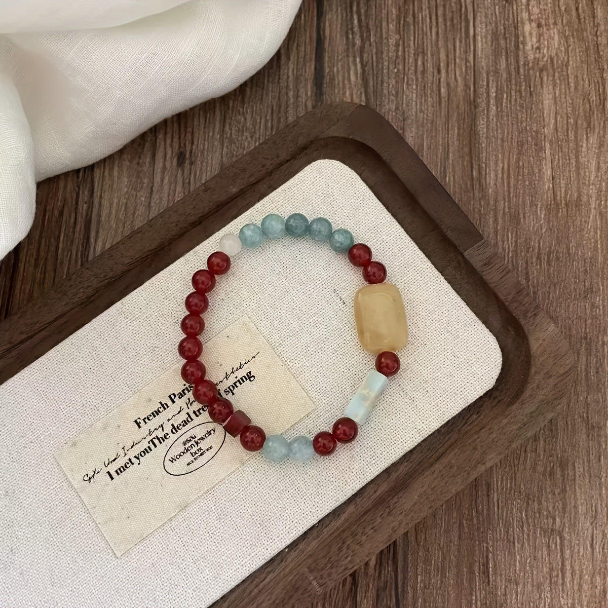 Bohemian Agate Bracelet Set - Harmony & Creativity for Daily Wear