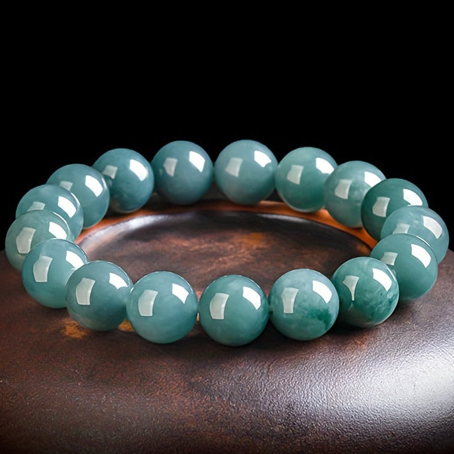 Men's & Women's Natural Stone Bracelet - Teal Beads for Harmony & Balance