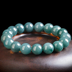 Men's & Women's Natural Stone Bracelet - Teal Beads for Harmony & Balance