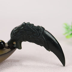 Vintage Wolf Tooth Pendant for Strength, Courage, and Spiritual Protection