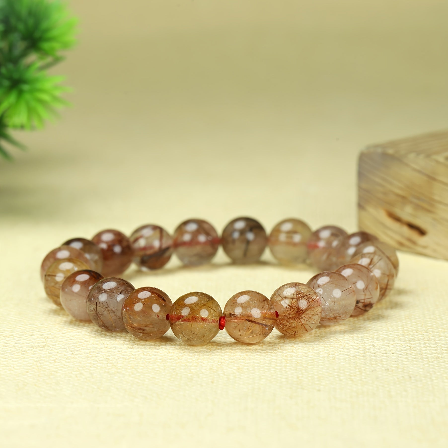 Twelve Zodiac Citrine Crystal Bracelet for Abundance, Cosmic Alignment, and Joyful Energy