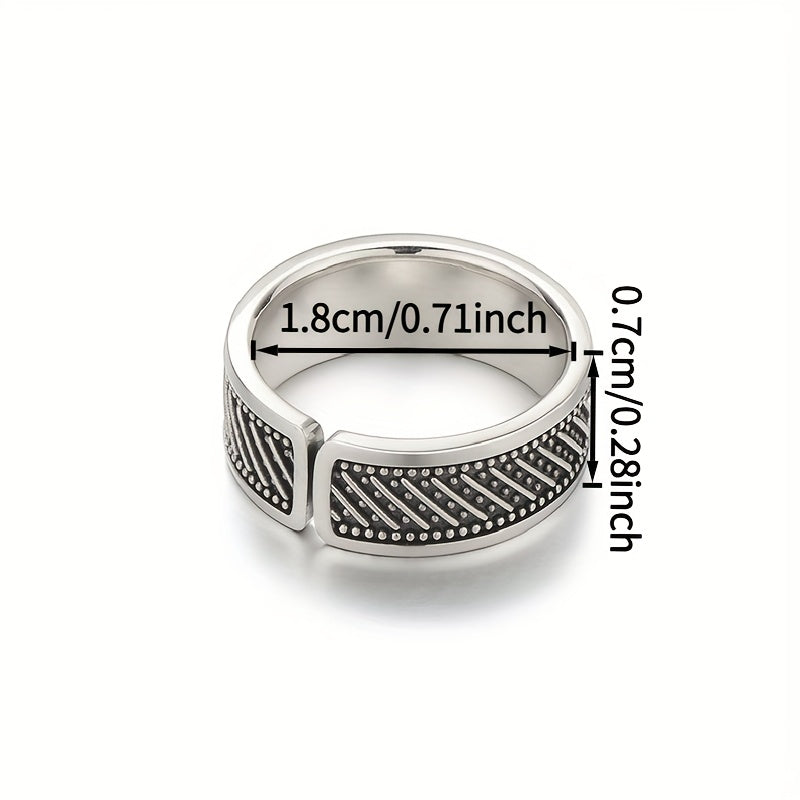 Adjustable Vintage Ring — Minimalist Balance & Harmony Energy Talisman