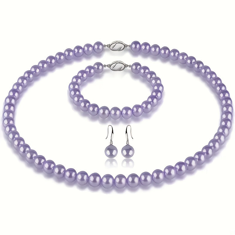 925 Sterling Silver Freshwater Pearl Necklace - Elegant Luxury for Weddings & Special Occasions
