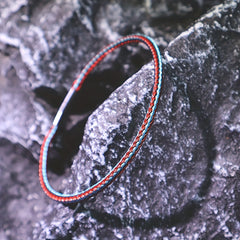 3mm Braided Stainless Steel Cable Bracelet - Minimalist Waterproof Design for Daily Protection & Energy Balance