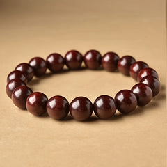 Sandalwood Rosewood Bead Bracelet - Natural Wood Energy for Mindfulness & Daily Harmony