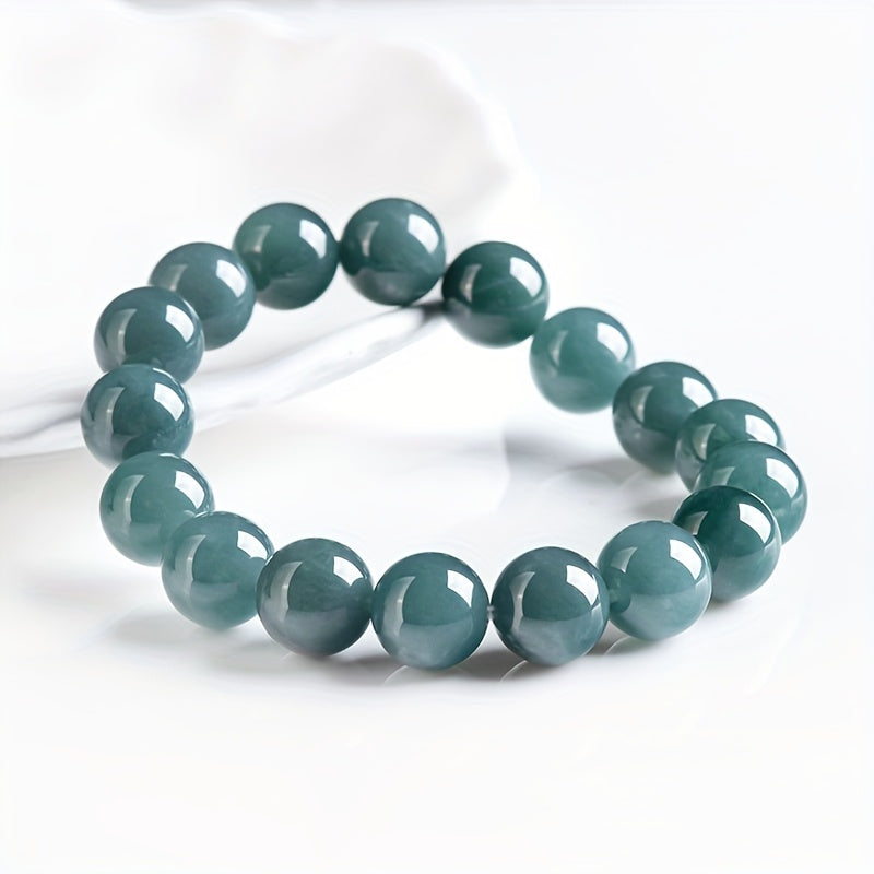 Men's & Women's Natural Stone Bracelet - Teal Beads for Harmony & Balance