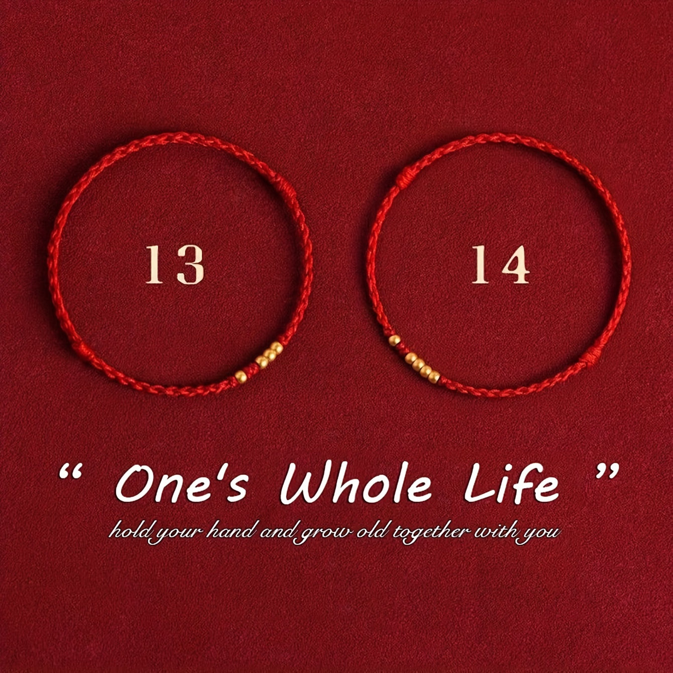 Bohemian Red Cord Bracelet - Lifetime Luck & Energy Harmony