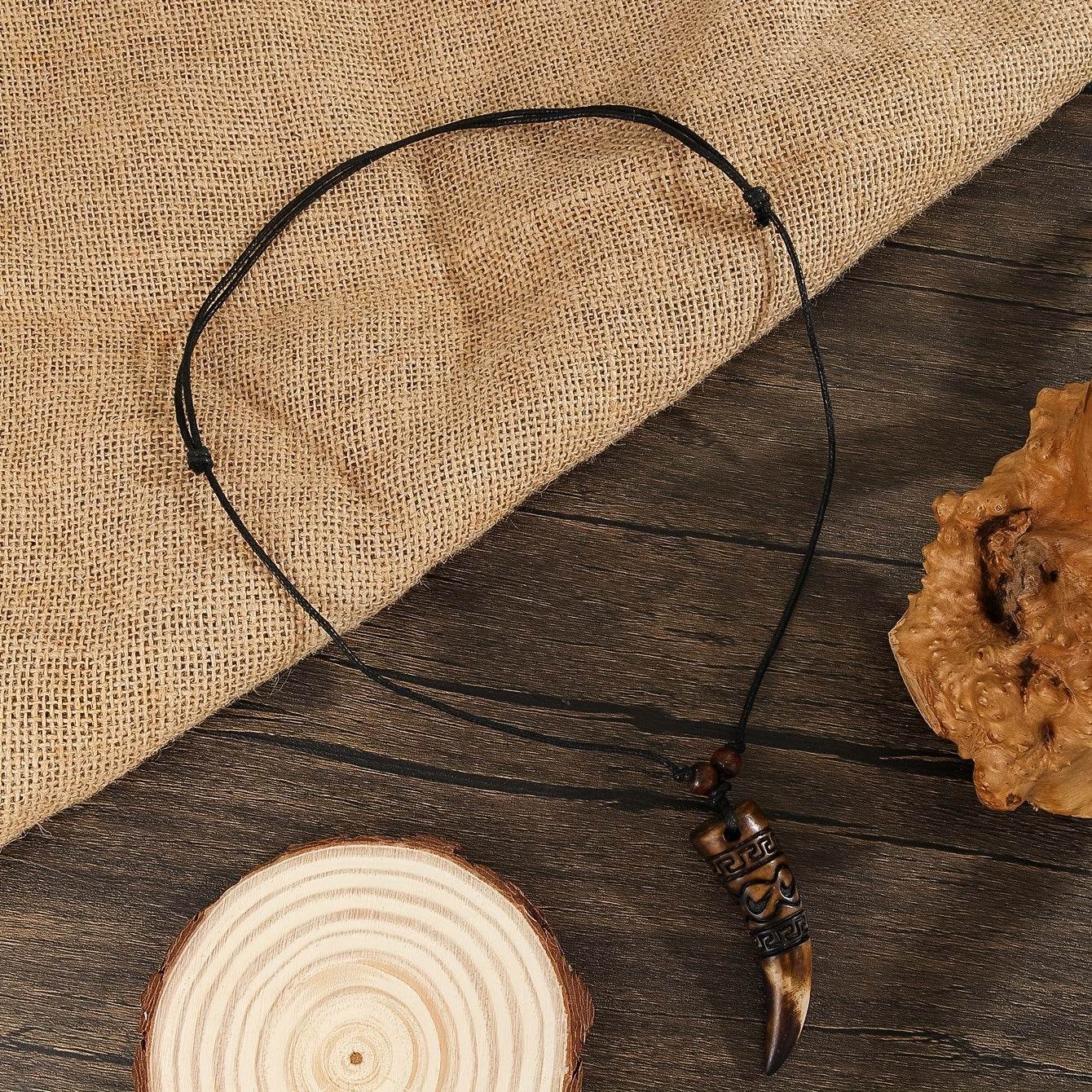 Vintage Wolf Tooth Necklace - Protective Energy & Handmade Craftsmanship
