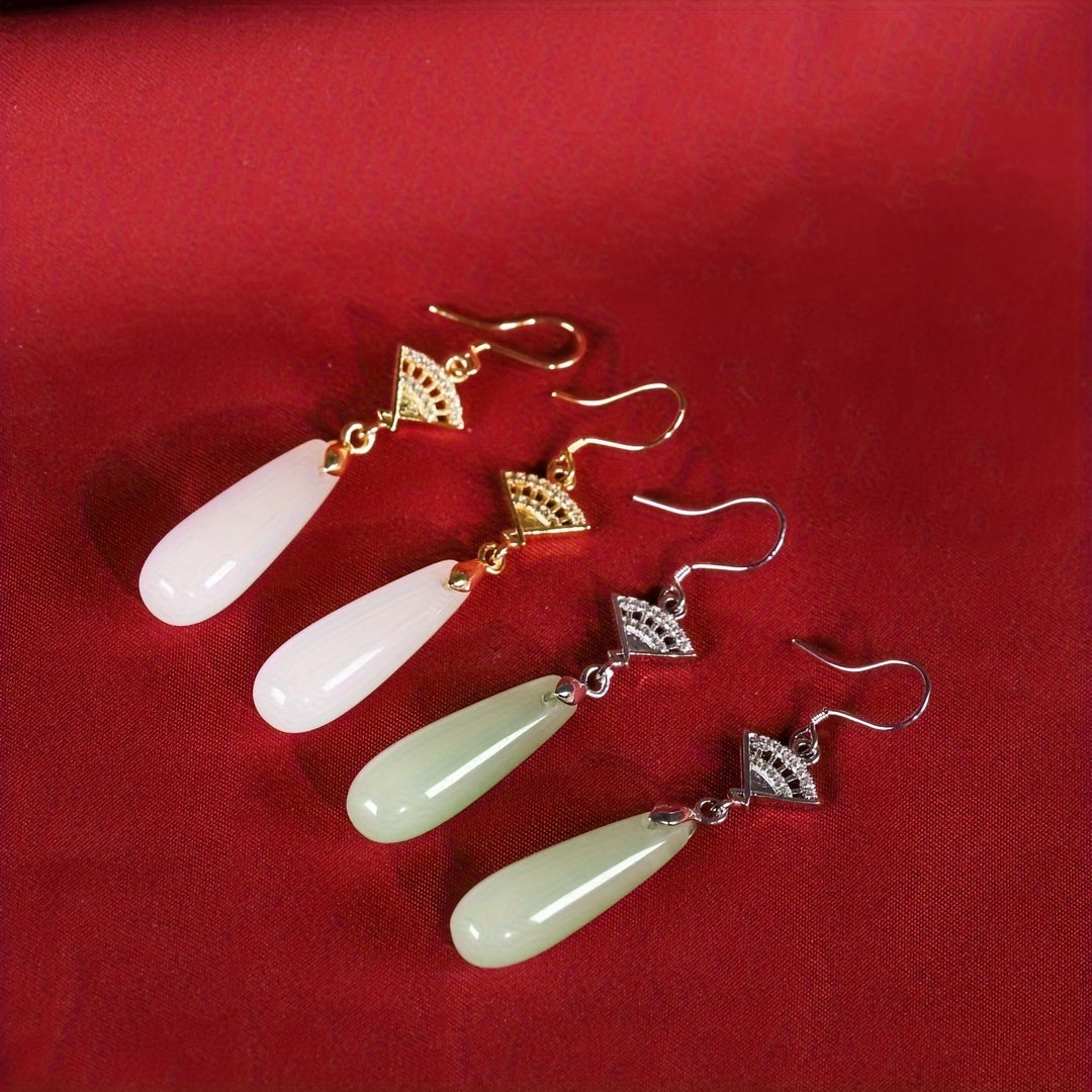 Bohemian Red Agate Drop Earrings - For Reflection