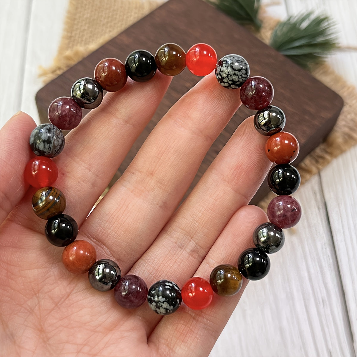Inner Strength Bracelet with Crystal Energy for Emotional Balance