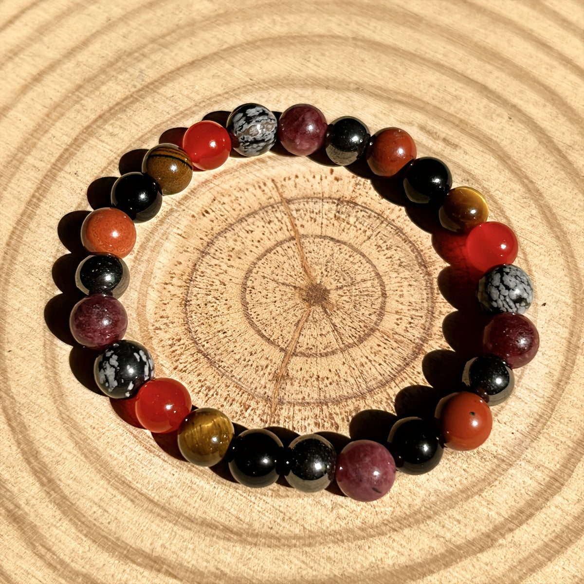 Inner Strength Bracelet with Crystal Energy for Emotional Balance