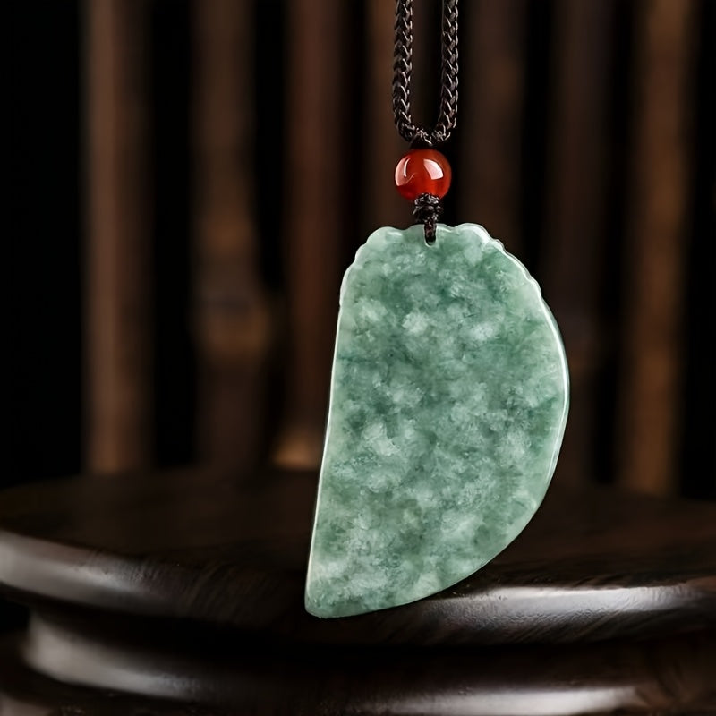 Dragon Phoenix Natural Stone Pendant - Harmony Balance Prosperity Gift for Couples