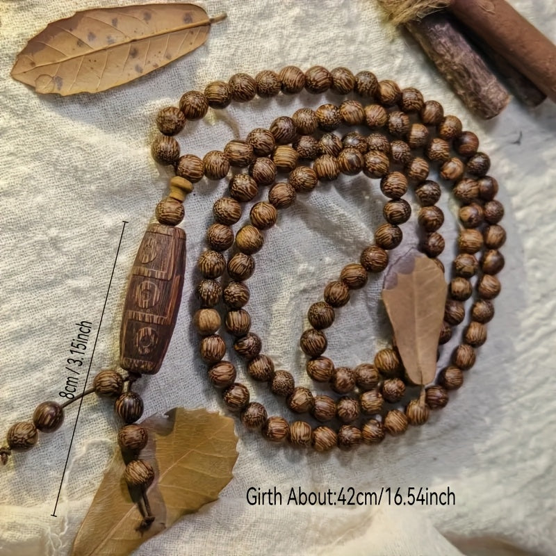 Miya Bracelet 108 Agarwood Beads - Spiritual Energy for Meditation & Protection