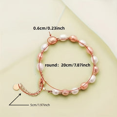Women's Freshwater Pearl Bracelet – Symbol of Purity & Elegance for Everyday Wear