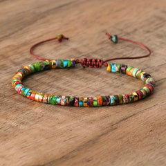 Summer Styled Cute Simple Beaded Bracelet - Adjustable Handmade Vacation Wrist Accessory