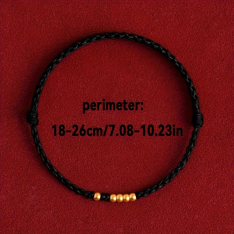 Bohemian Red Cord Bracelet - Lifetime Luck & Energy Harmony