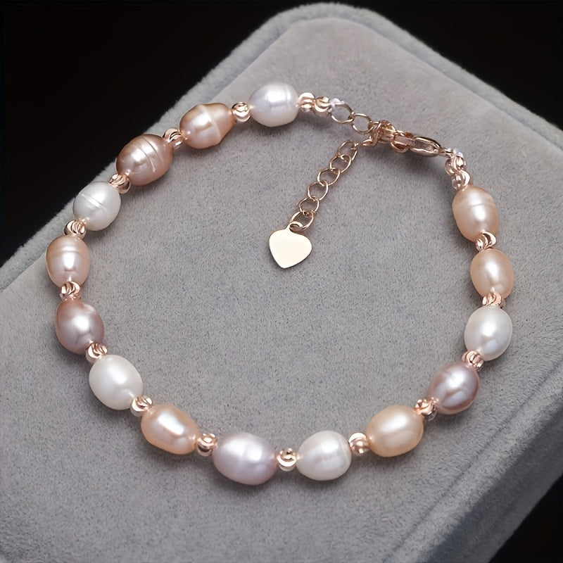Women's Freshwater Pearl Bracelet – Symbol of Purity & Elegance for Everyday Wear